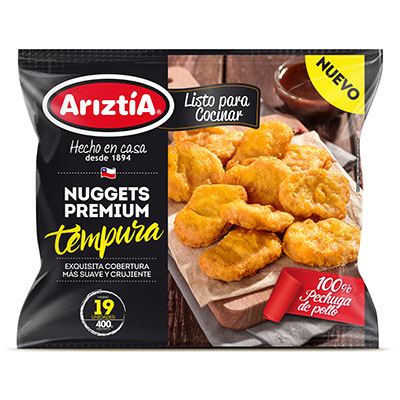 Nuggets premium tempura 400gr