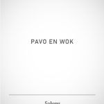 Pavo en wok
