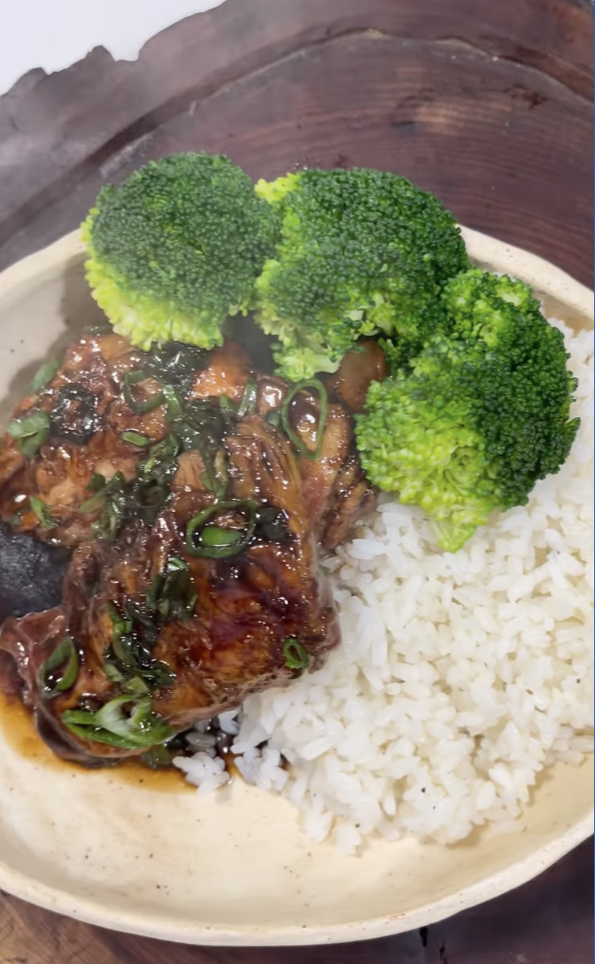 Pollo Teriyaki casero